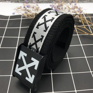 Dây nịt - Thắt lưng vải bố OffWhite