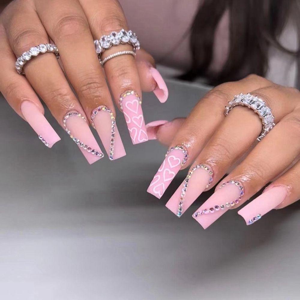 HS Hộp 24 Móng Tay Giả Múa Ba Lê