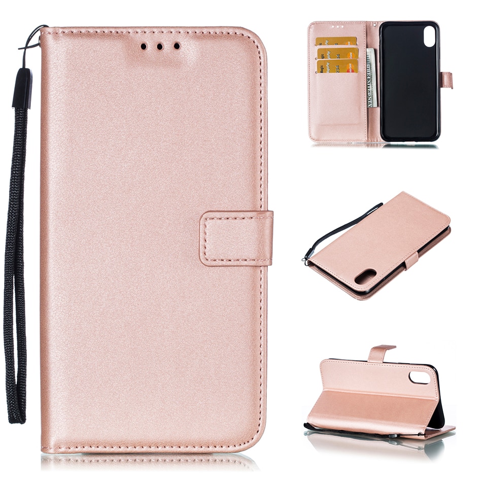 casing Xiaomi Redmi NOTE 4 6 7 6A NOTE 5 PRO Phone case Sheep PU Flip Leather Support Cover Magnetic Wallet card slot blue pink black red brown black