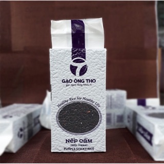 Thùng 10kg nếp cẩm ( nếp than) Ông Thọ túi 1kg hút chân không