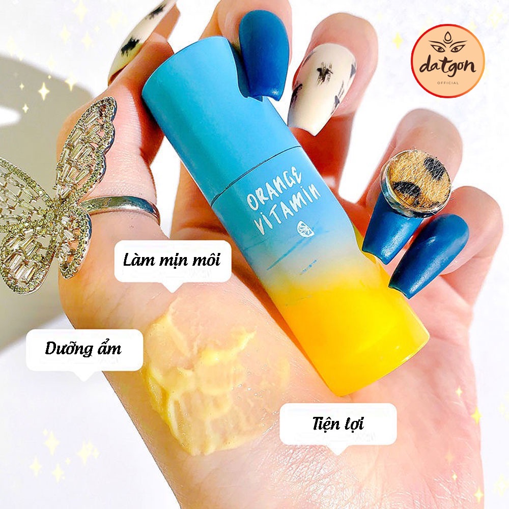 Son dưỡng môi Vitamin C, son dưỡng nội địa Lip Glaze Base Zuk mềm mịn dưỡng ẩm nhỏ gọn tiện lợi