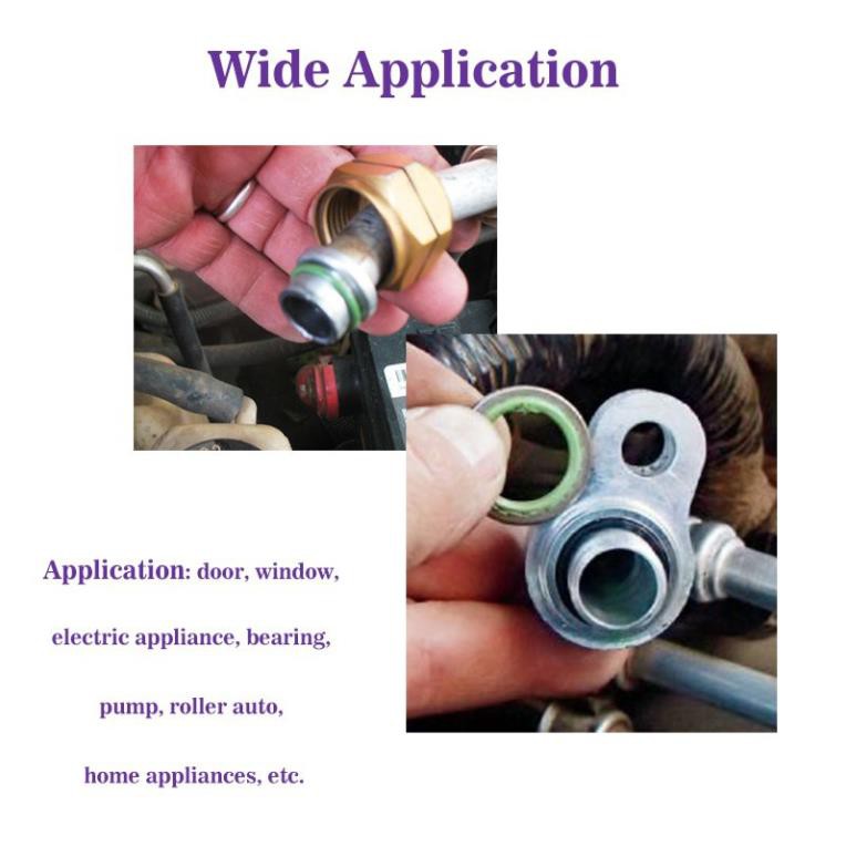 Bộ 10 Gioăng Cao Su Dùng Trong Xe Hơi, Xe Máy, Thiết Bị Điện, Máy Bơm, Ổ Trục, Vòi Nước