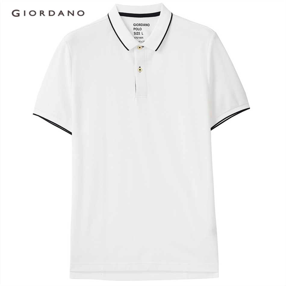 Áo thun polo GIORDANO 01011426 tay ngắn thời trang cho nam | BigBuy360 - bigbuy360.vn