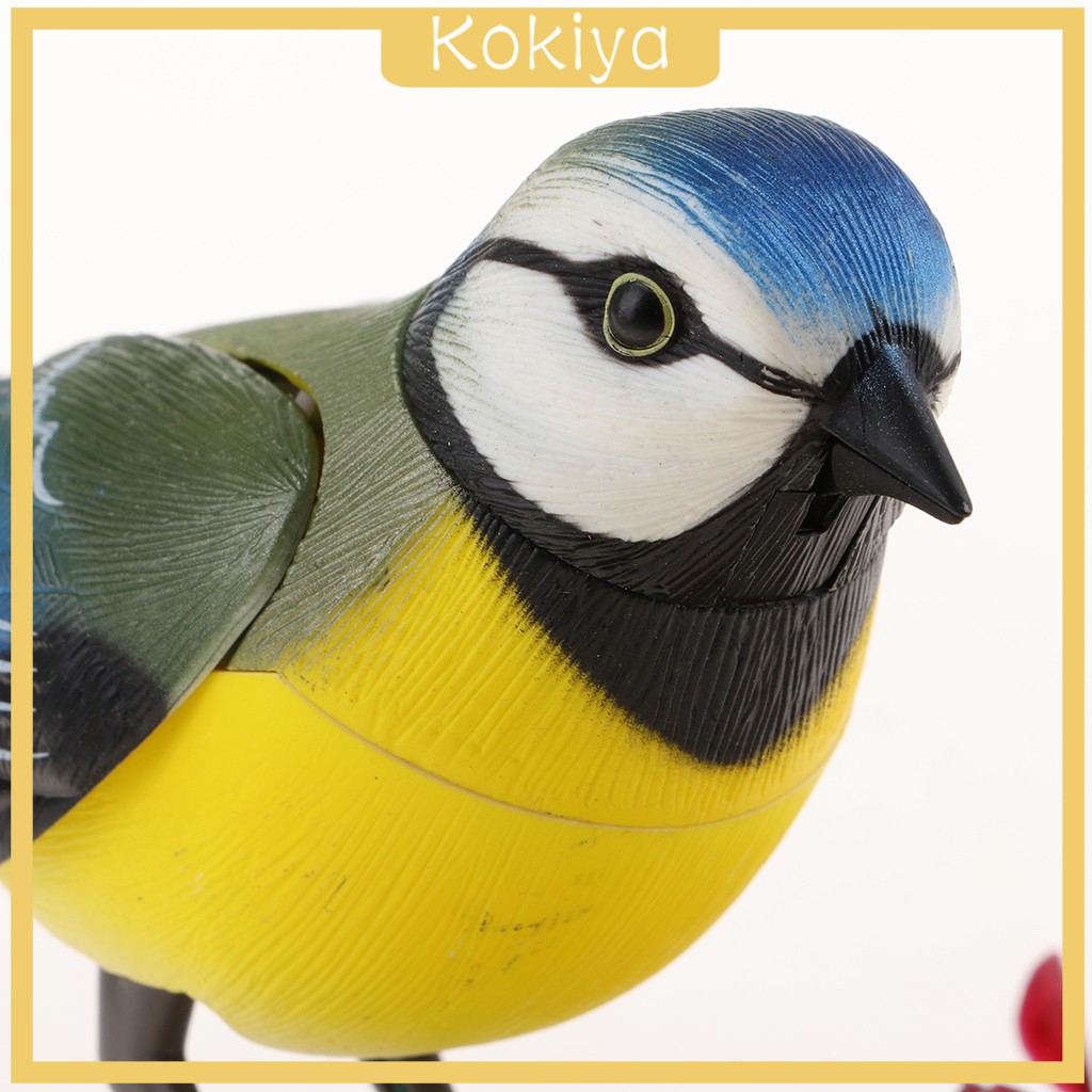 Mô phỏng Chim hát trong điều khiển máy bơm Trang trí đồ chơi thú cưng điện tử