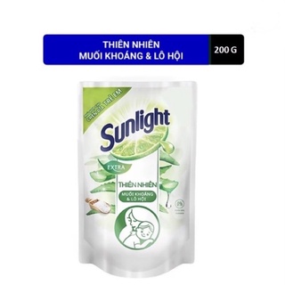 Nước rửa chén Sunlight muối khoáng & lô hội 200g