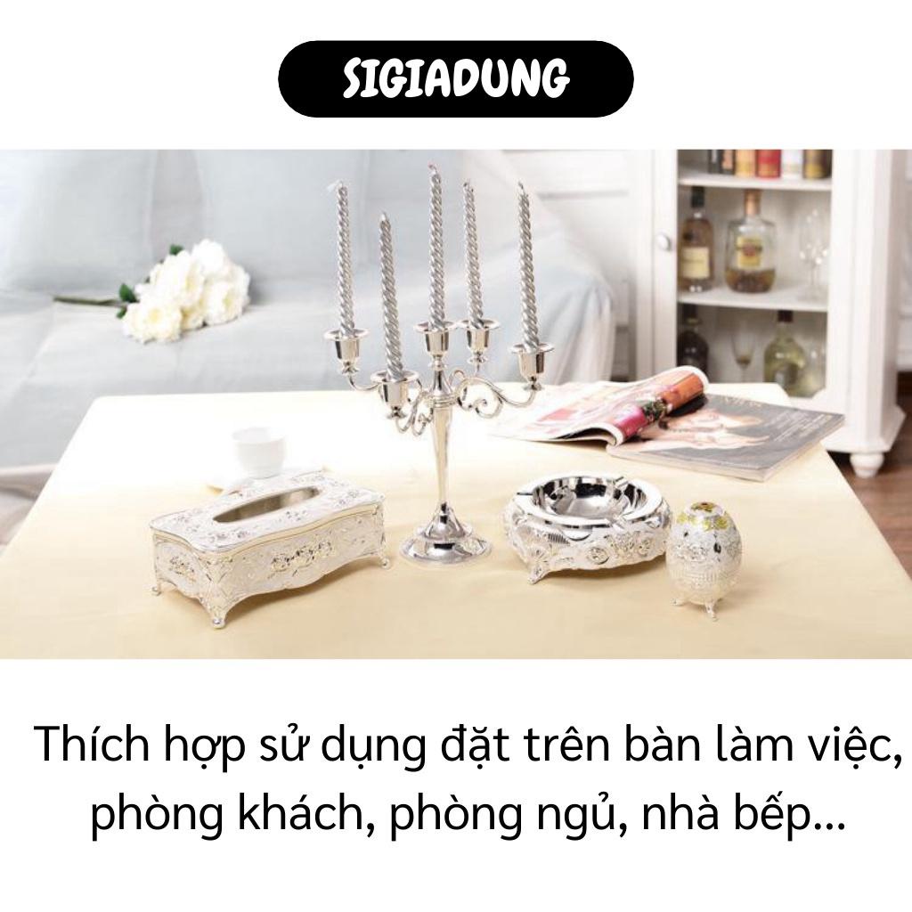 [SGD] Hộp Đựng Khăn Giấy - Hộp Đựng Giấy Ăn Phong Cách Châu Âu Trang Trí Nhà Cửa 8164