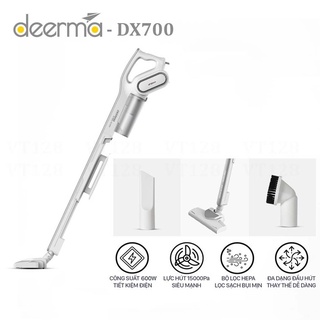 Máy HÚT BỤI GIA ĐÌNH cầm tay XIAOMI DEERMA DX700 Hút Bụi Gia Đình, Văn Phòng Hút Lông Chó Mèo BẢO HÀNH 6 THÁNG