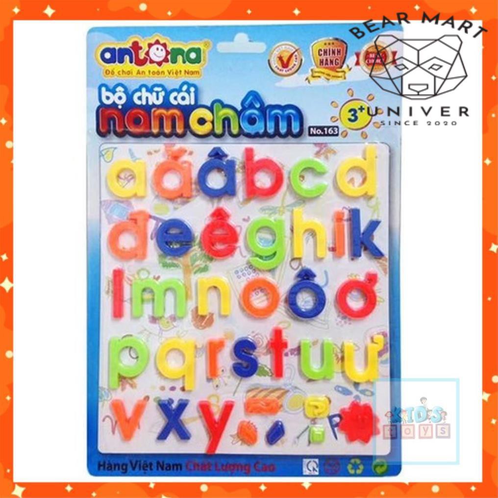 [BEAR MART] Bảng chữ cái cho bé nam châm, đầy đủ chi tiết và dấu, đồ chơi giáo dục cho bé phát triển tư duy
