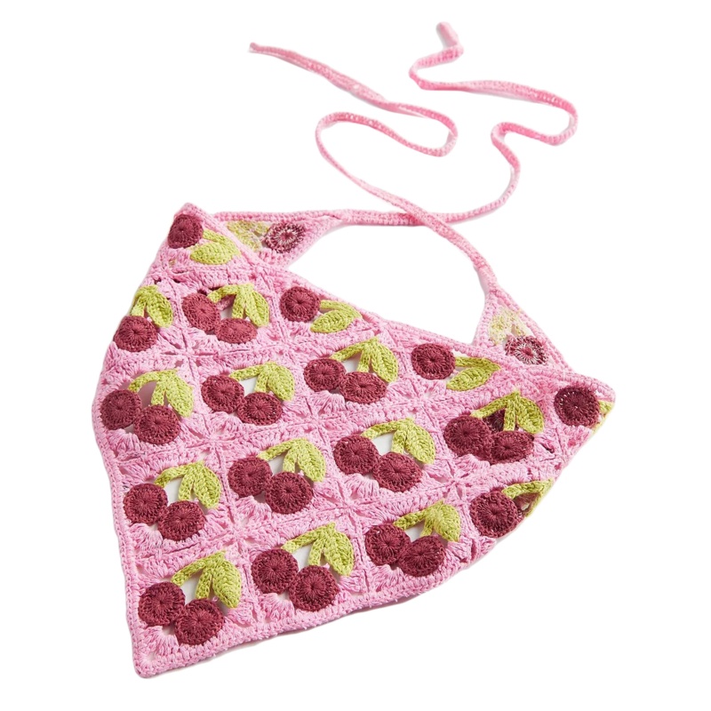 Khăn Turban Đan Móc Nhiều Màu Họa Tiết Dễ Thương Cho Nữ