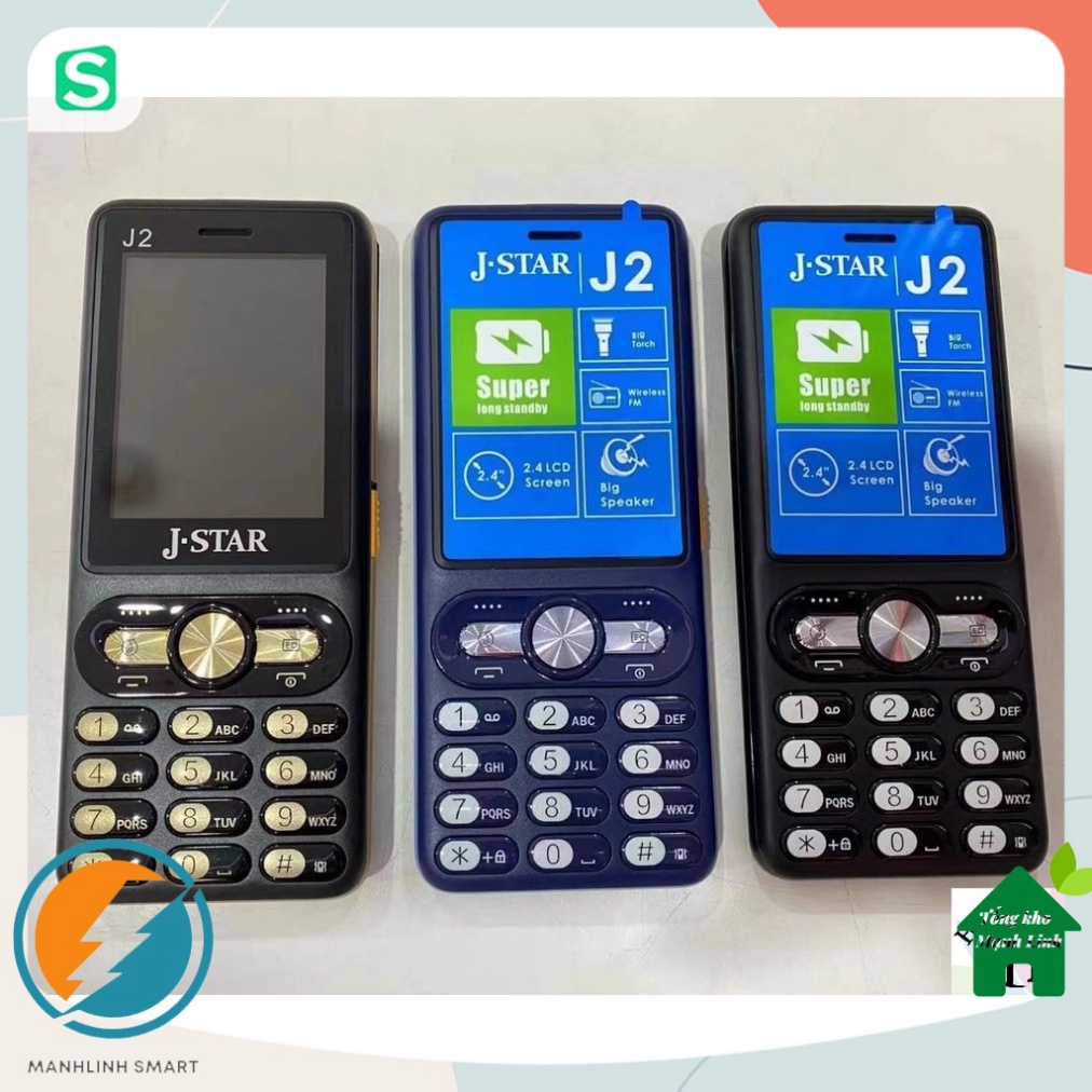 Điện Thoại  J-Star J2 4G Loa To Pin Khỏe Fullbox MSP 021