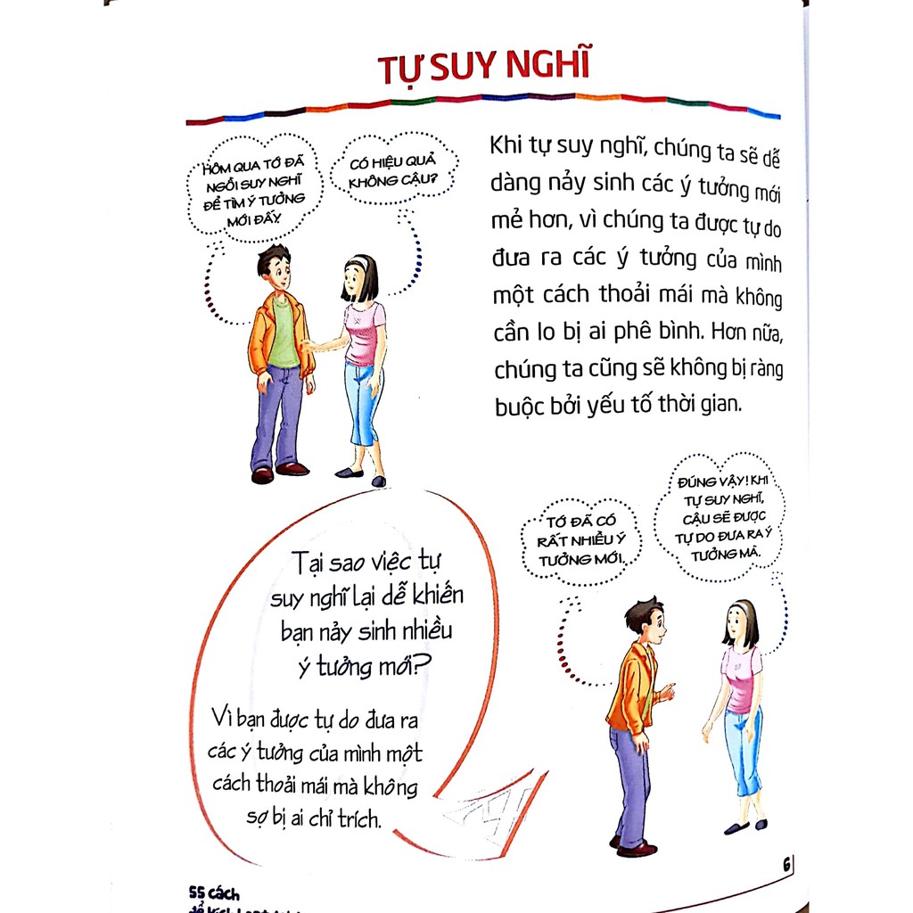Sách: 55 Cách Để Kích Hoạt Tư Duy