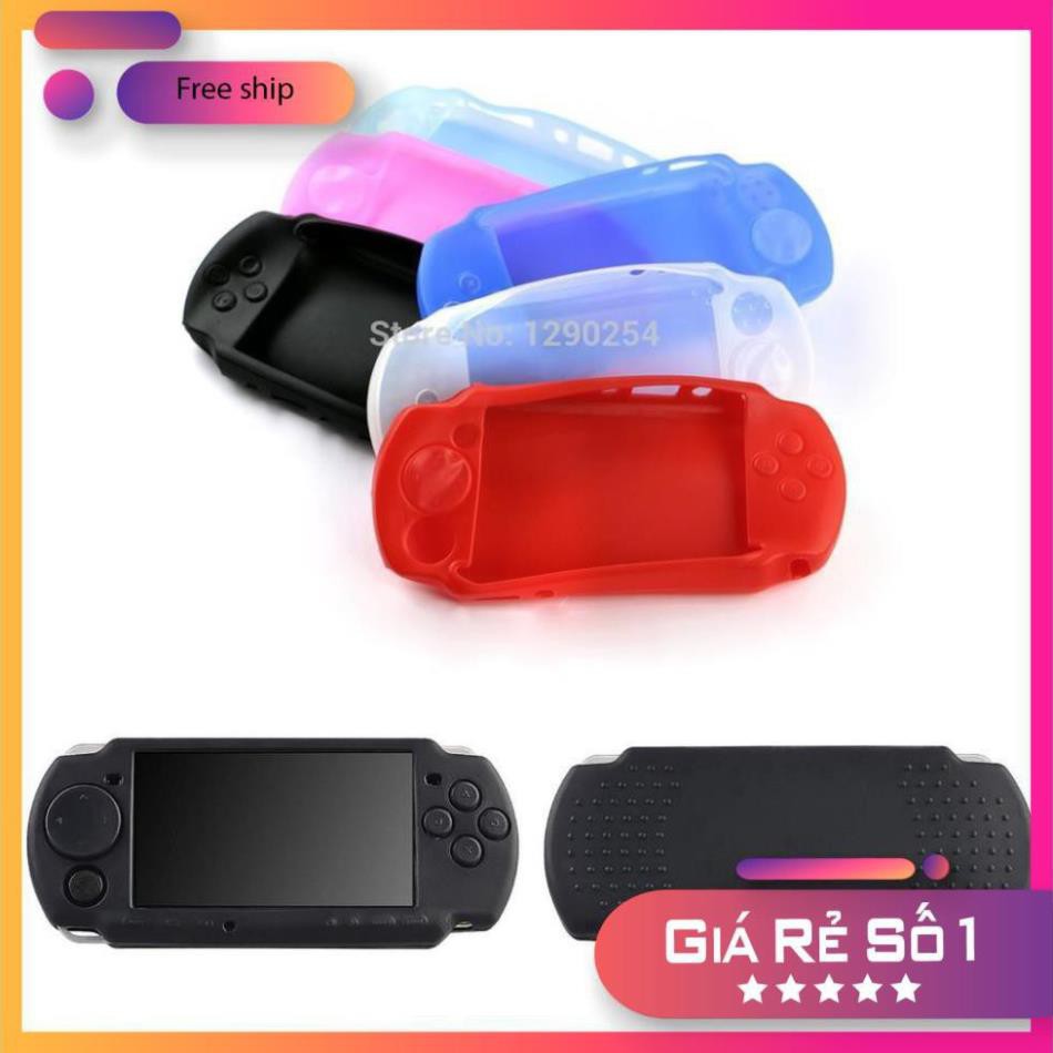 Vỏ Bọc - Vỏ Ốp Bảo Vệ Máy Game PSP 2000/3000 _ Chất Liệu Silicone Mềm _ Full màu