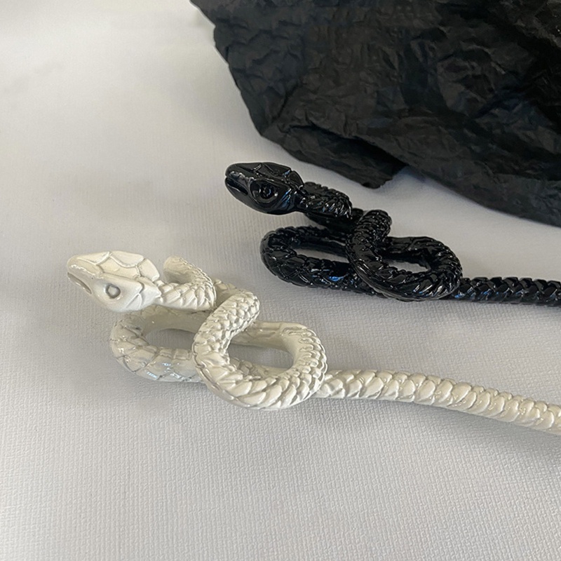 Băng Đô Cài Tóc Hình Rắn Phong Cách Gothic