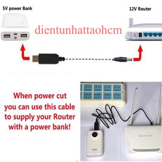 MODULE CÁP CHUYỂN ĐỔI USB 5V DC SANG NGUỒN DC 12V