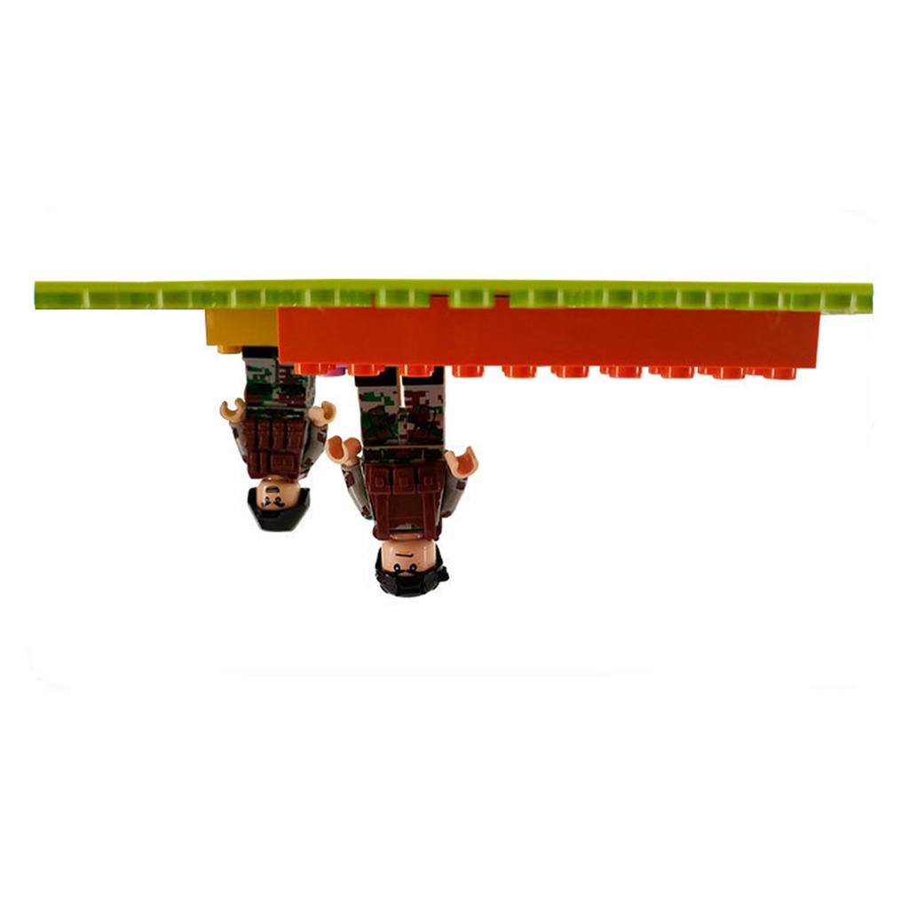 Tấm đế nền để gắn có kích thước 32x32 nút mỗi chiều tương đương 25.5x25.5cm , tấm base đồ chơi lắp ráp cho bé an toàn