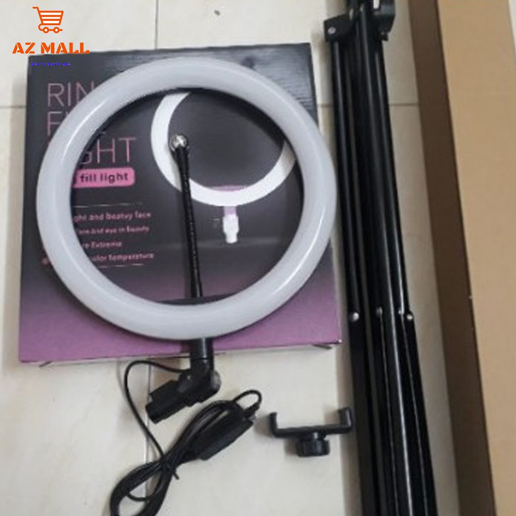 (Rẻ vô địch) Full bộ Đèn Livestream  một kẹp điện thoại Size 26 cm | BigBuy360 - bigbuy360.vn