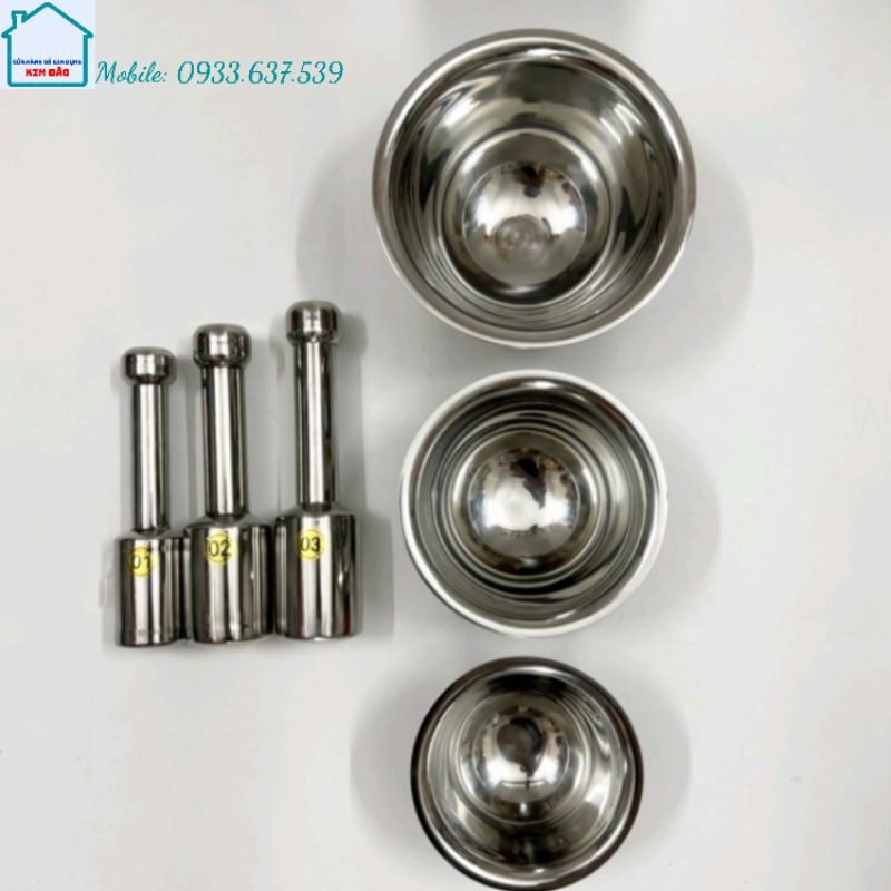Ly làm đá tủ lạnh/chung làm đá inox