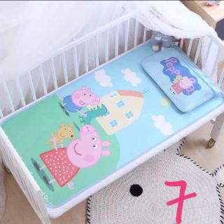 Chiếu lụa điều hòa cho bé (tặng 1 gối thảo dược)