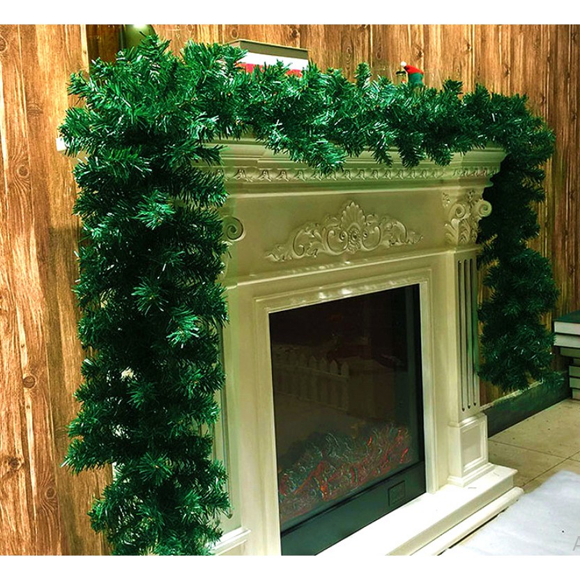 Dây thông trang trí kèm trái châu dài 2.7 mét KHÔNG KÈM ĐÈN B2