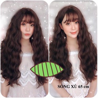 Nguyên đầu sóng xù 65cm tặng lược chuyên dụng + lưới chùm đầu