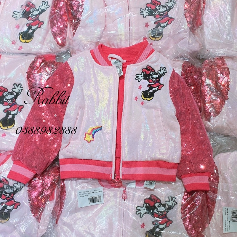 Áo bomber sequin Minnie