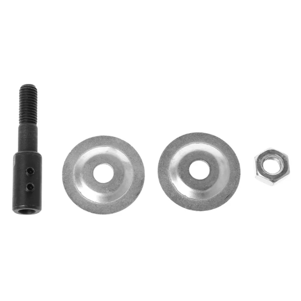 Kẹp đá mài cho máy đánh bóng trục 8mm bên trái
