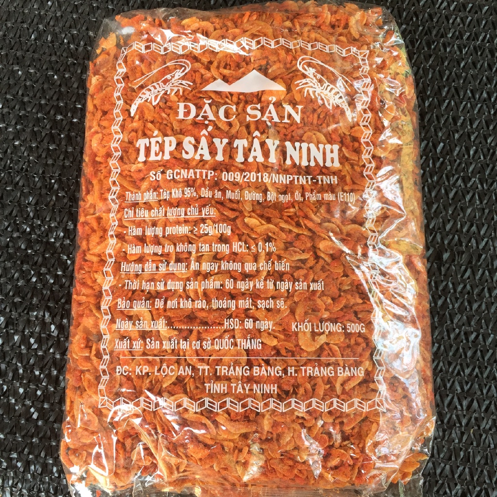 500Gr/BỊCH TÉP SẤY TÂY NINH - MÓN ĂN ĐẶC SẢN - HÀNG CHÍNH GỐC