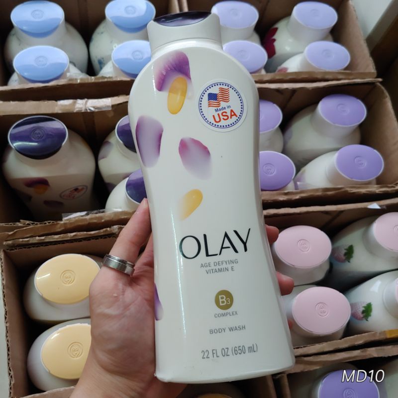 Sữa tắm chống lão hoá, tẩy tế bào chết, làm mịn da Olay USA