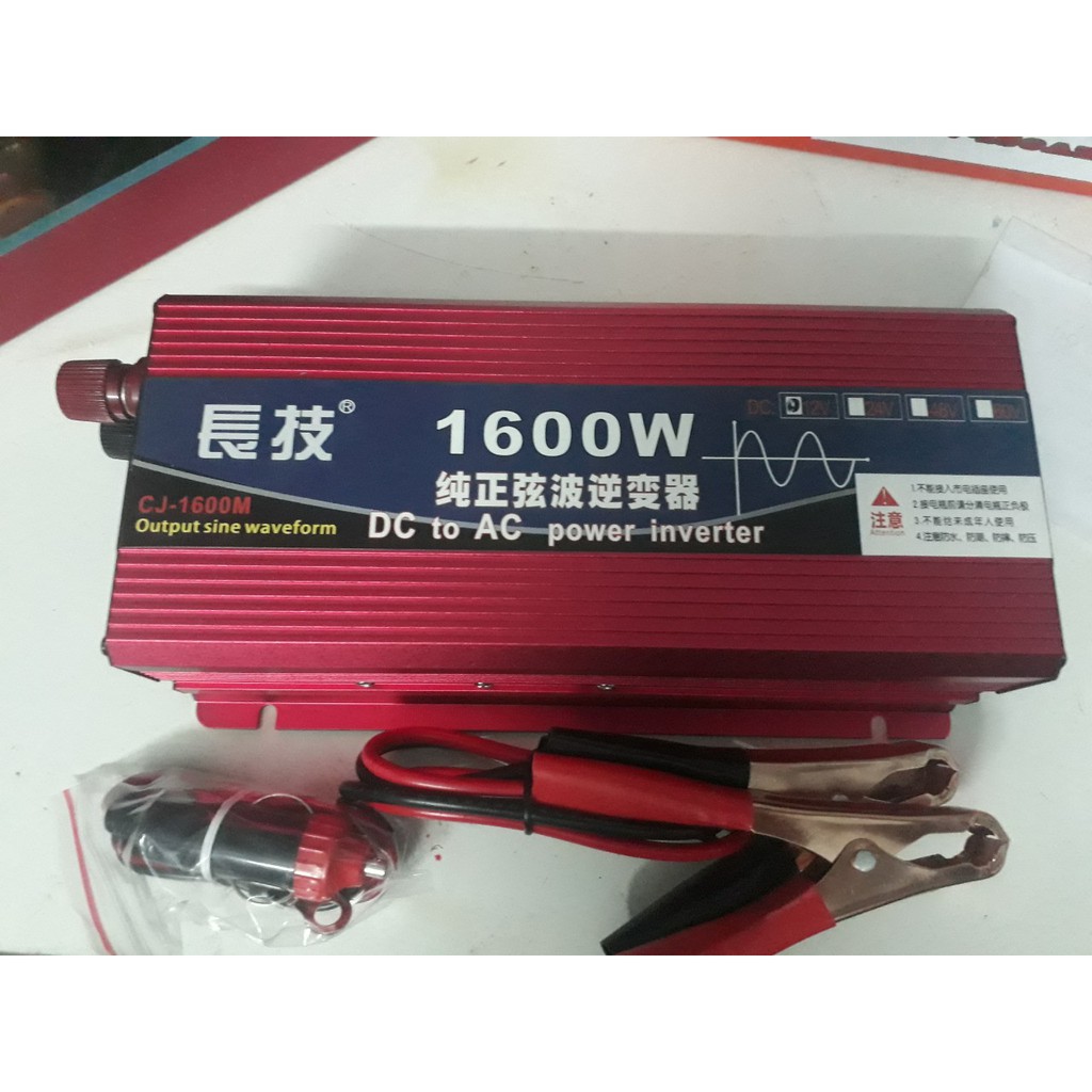 Bộ Kich Điện INVERTER 12V-24V 1600W SIN CHUẨN