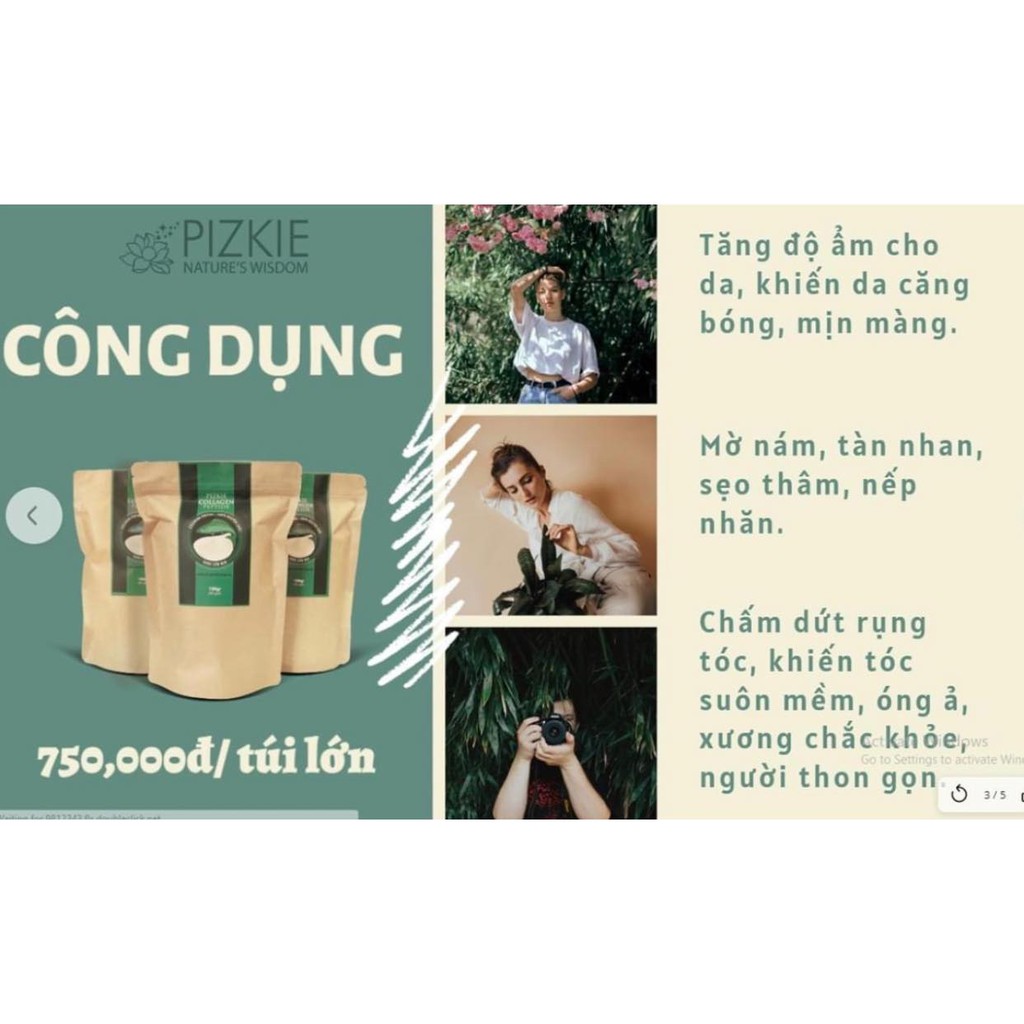 Combo liệu trình 3 gói Collagen cá hồi Pizkie | BigBuy360 - bigbuy360.vn