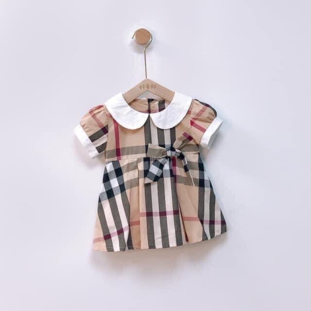 Váy bbr cổ sen