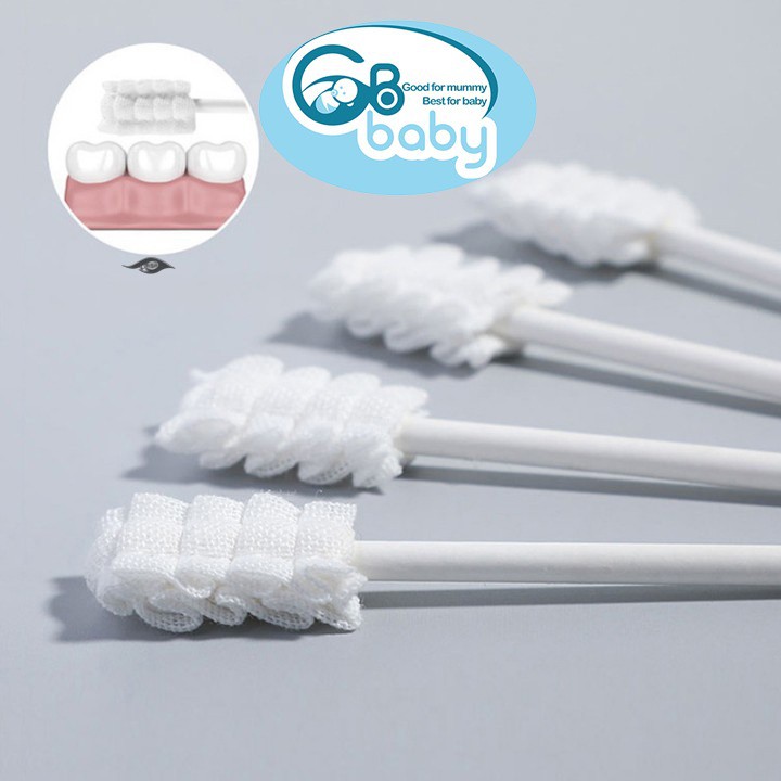 Gạc rơ lưỡi vệ sinh răng miệng cho bé GB-Baby từ 3 tháng tuổi trở lên chính hãng