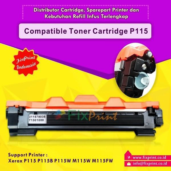 Hộp Mực In Fuji Xerox 115 P115 P115B P115W M115W Ct202137 Đen