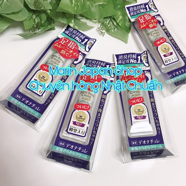 (Có sẵn,có bill+video store Nhật) Cream khử mùi chân Deonatulle Soft Stone Nhật Bản