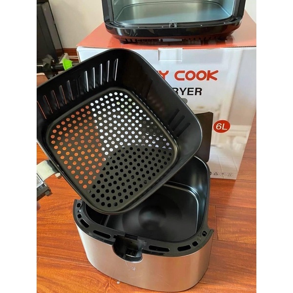 NỒi CHIÊN KHÔNG DẦU CẢM ỨNG EASY COOK CHUẨN HÀNG NỘI ĐỊA HÀN QUỐC