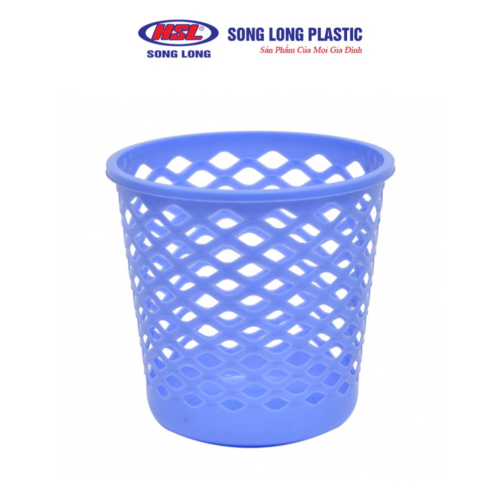 Giỏ đựng rác nhựa tròn size nhỏ Song Long Plastic đa năng tiện dụng - 2409