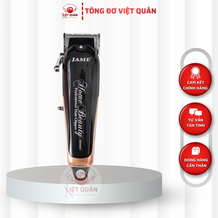 Tông đơ cắt tóc lưỡi kép Jame JM 1070 và POP P36 tặng lược cắt tóc Tony cao cấp