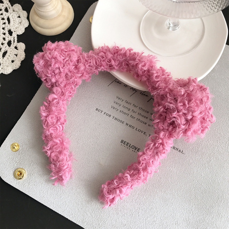 Băng đô cài tóc rửa mặt hình tai gấu dễ thương cho nữ