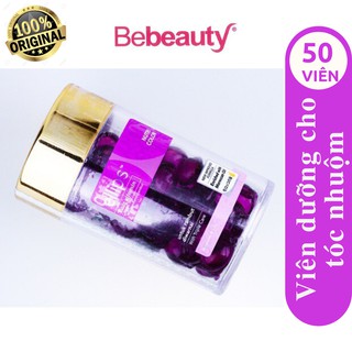Viên Dưỡng Tóc Ellips Dành cho tóc nhuộm Nutri Color (Tím) hộp 50 viên <0803793>