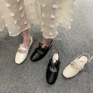 giày búp bê quai ren tiểu thư