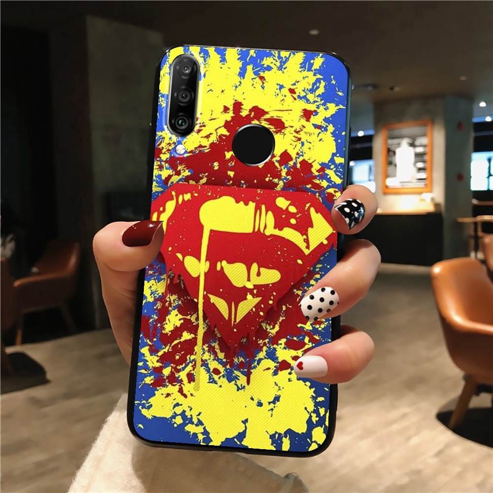 Ốp điện thoại mềm hình Batman vs Superman cho HUAWEI P9 P10 P20 P30 PRO LITE Y6 PRIME 2018