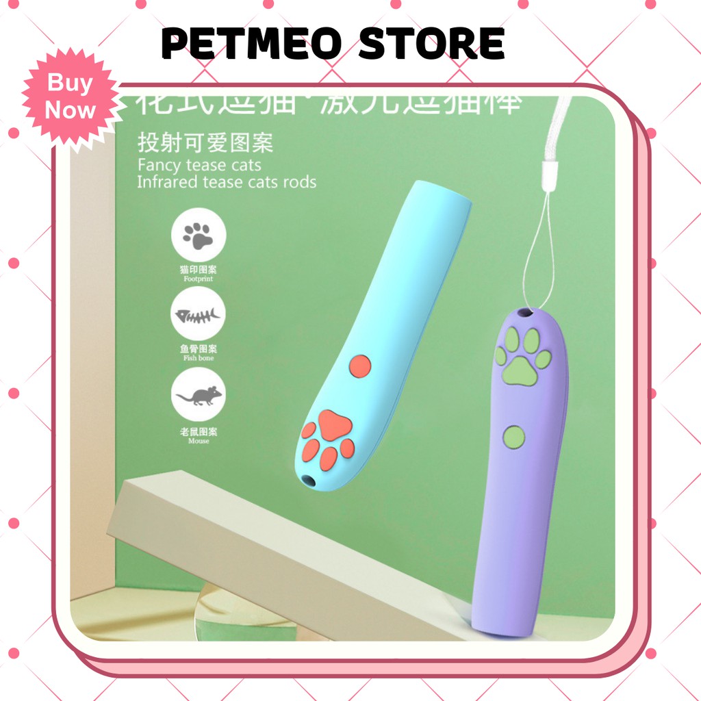 Đồ chơi cho mèo, đồ chơi laser an toàn cho thú cưng - PETMEO