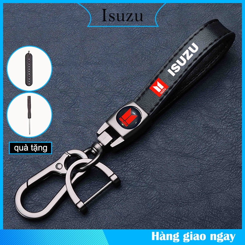 (Hàng Mới Về) Móc Khóa Khóa Có Tô Isuzu Móc Khóa Da