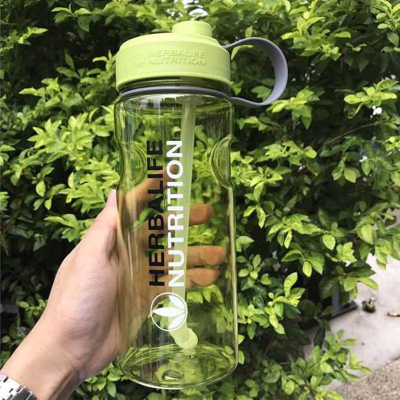 HERBALIFE Bình Sữa Thảo Dược Không Bpa 1000l Có Ống Hút Tiện Dụng