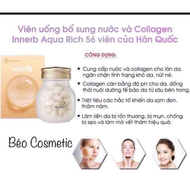 viên uống cấp nước innerb aqua rich