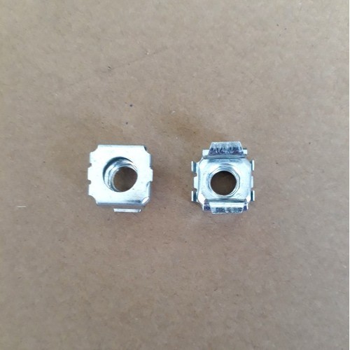 Gói 100 cái Đai ốc cài M6, ecu cài M6 mạ trắng