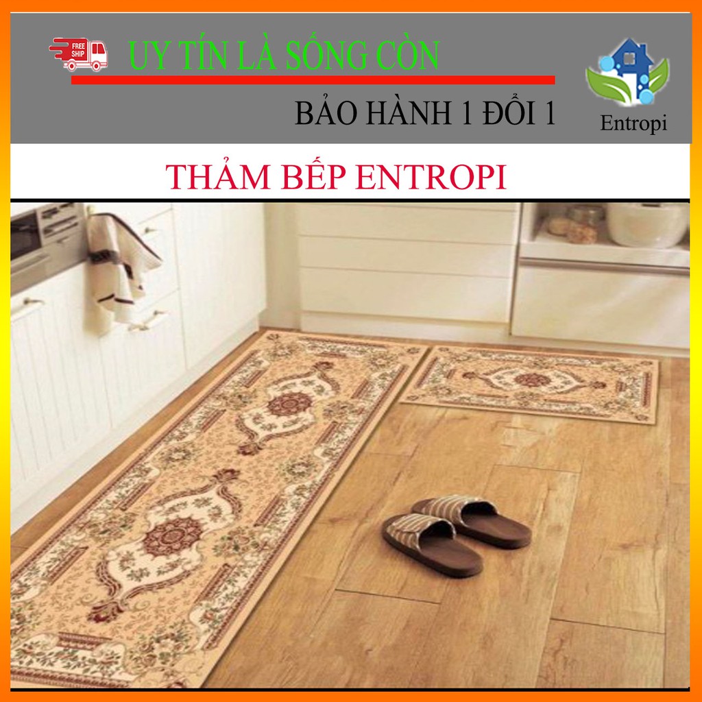 [ MUA ĐỂ NHẬN QUÀ ] Combo Thảm Bếp Trải Sài Mẫu 3D Kích Thước 40x60 40 x120