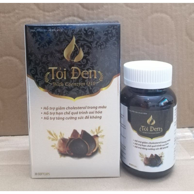 Tỏi đen with coenzyme Q10 hộp 30 viên