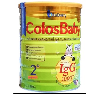 [Mua 4 lon tặng quà] Sữa bột Colosbaby 2+ 800g