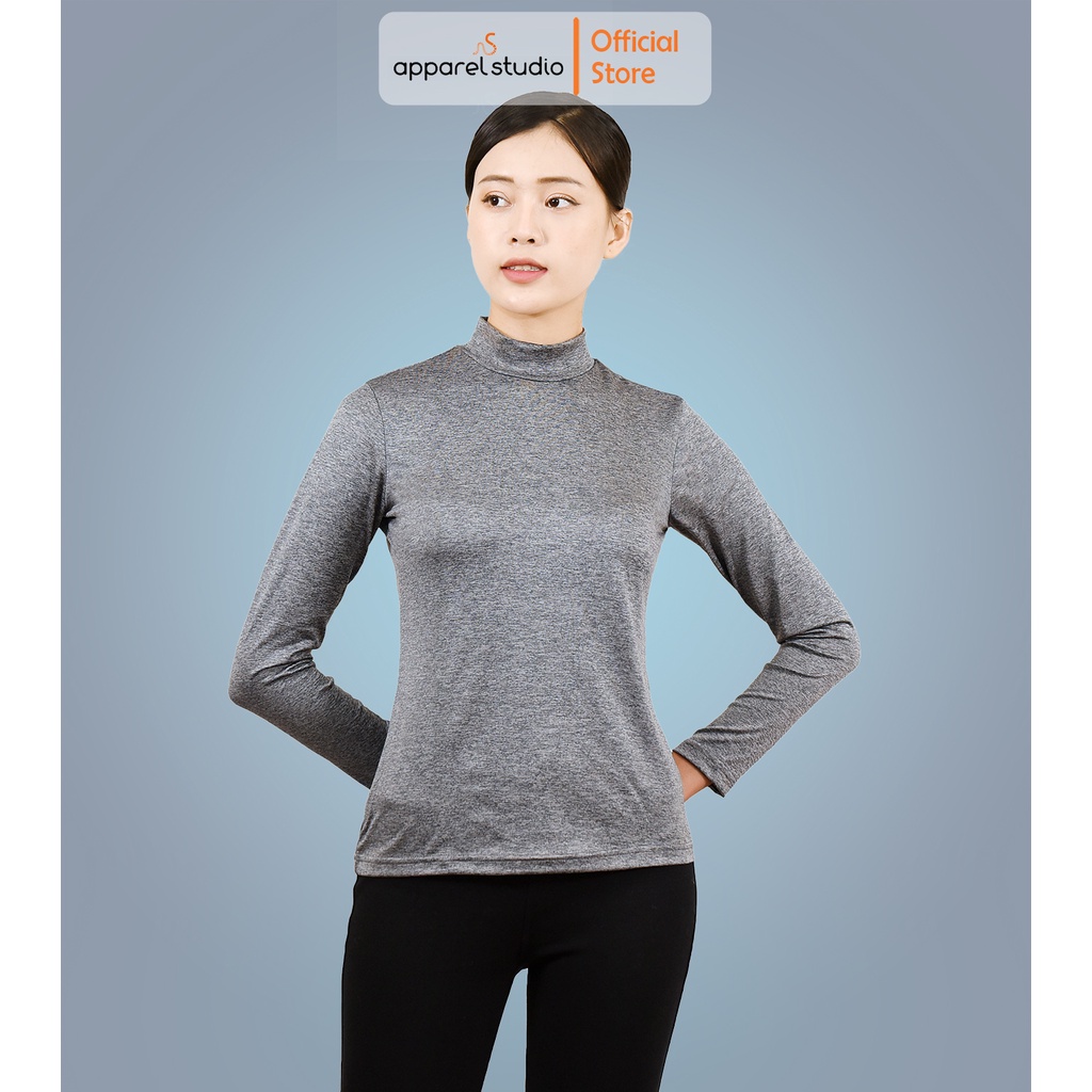 Áo giữ nhiệt cao cổ nữ dài tay style Hàn Quốc - Apparel Studio